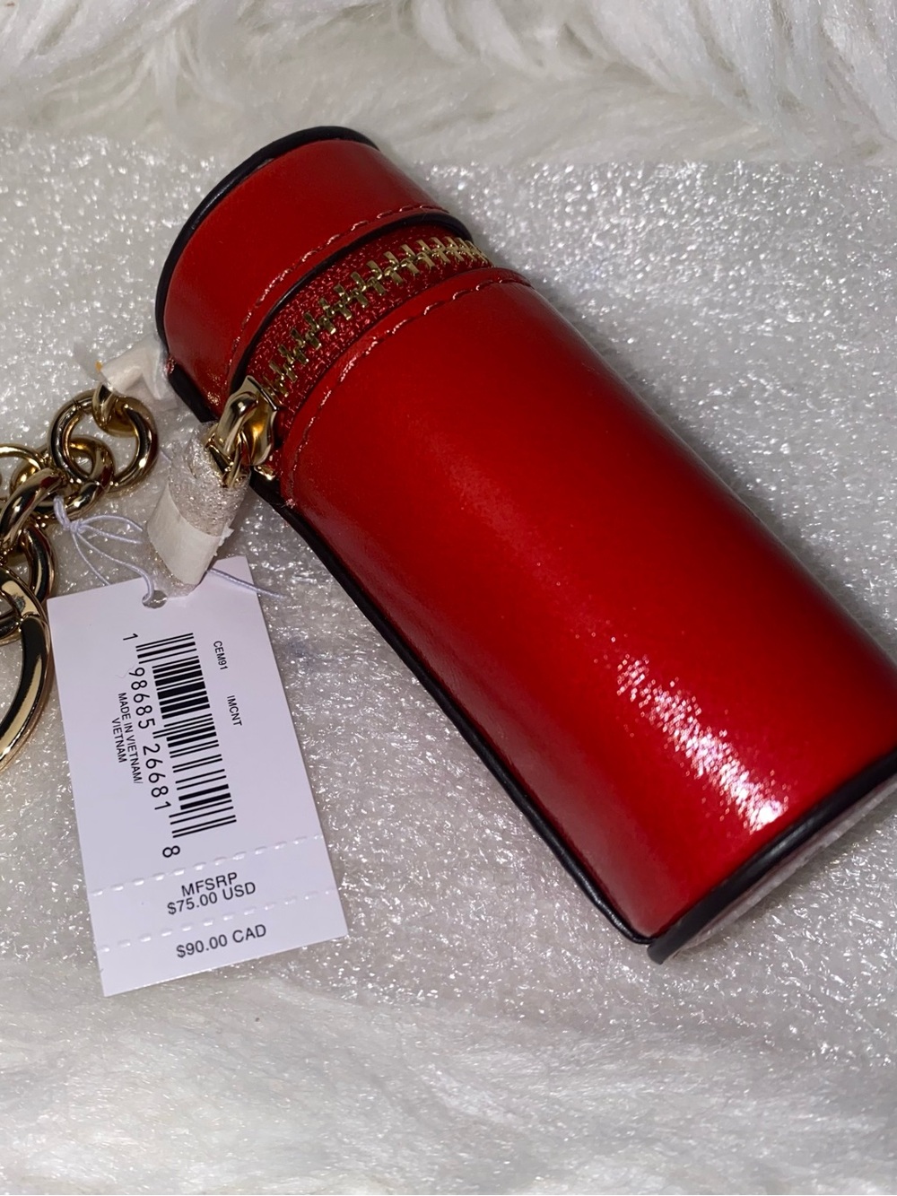 Coach ❤️ Lipstick Case Bag Charm New